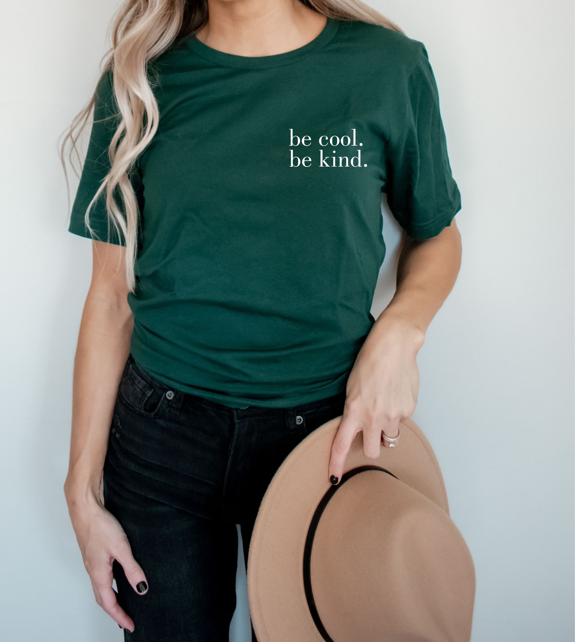 Be cool Be Kind Pocket Graphic Tee