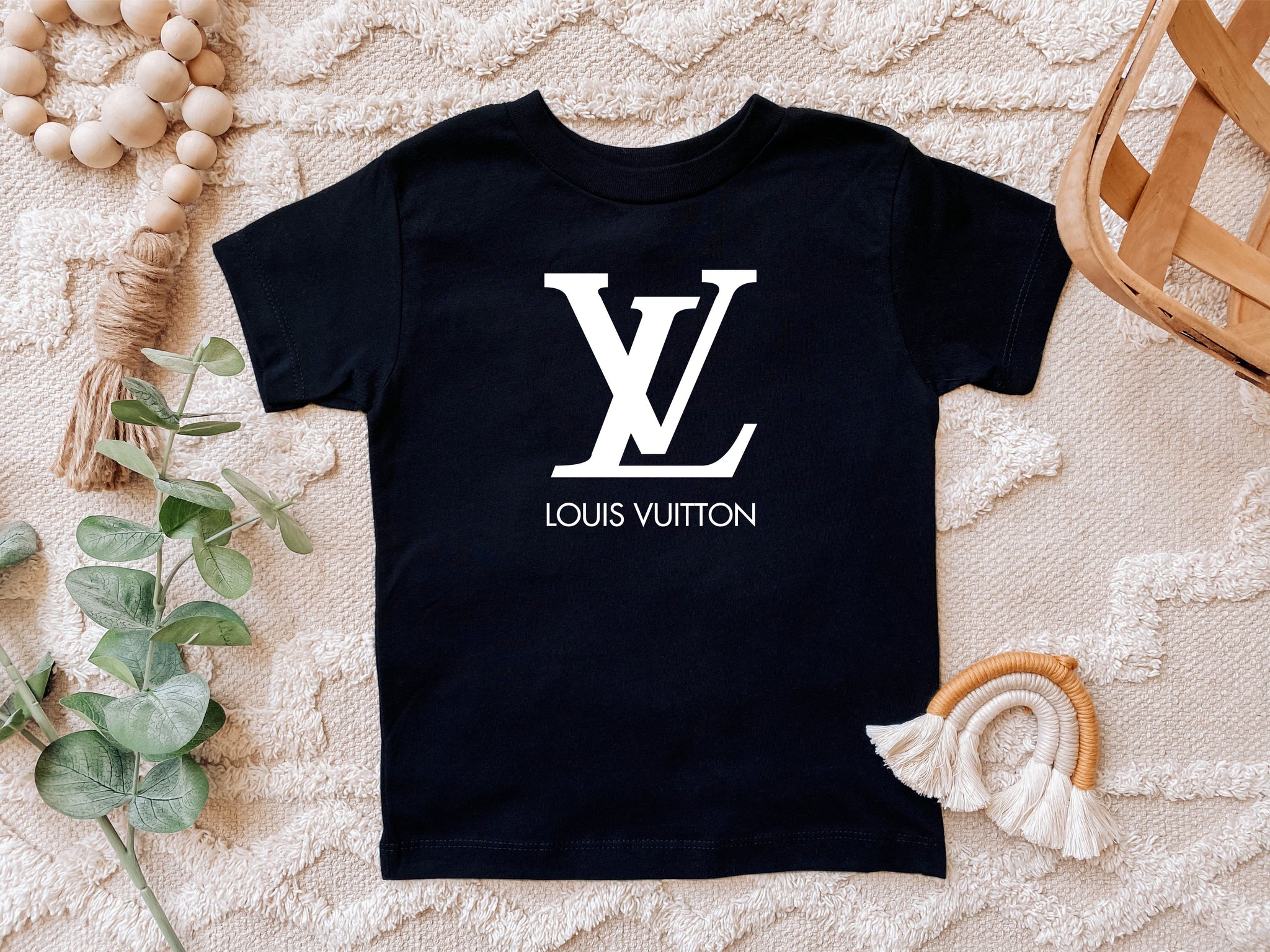 Louis Vuitton LV Designer Inspired Toddler Graphic Tee