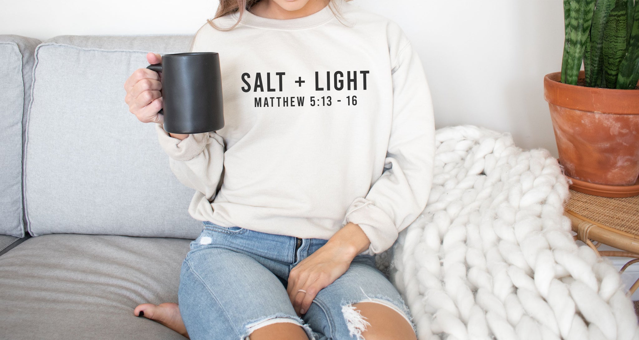 Salt+Light Graphic Sweatshirt