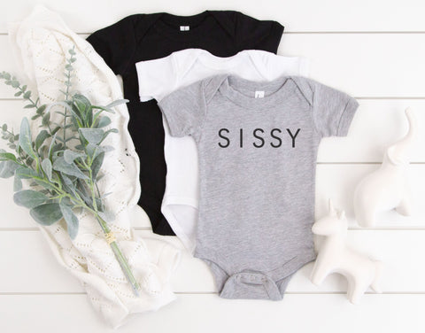 Sissy Sister Infant Onesie Bodysuit