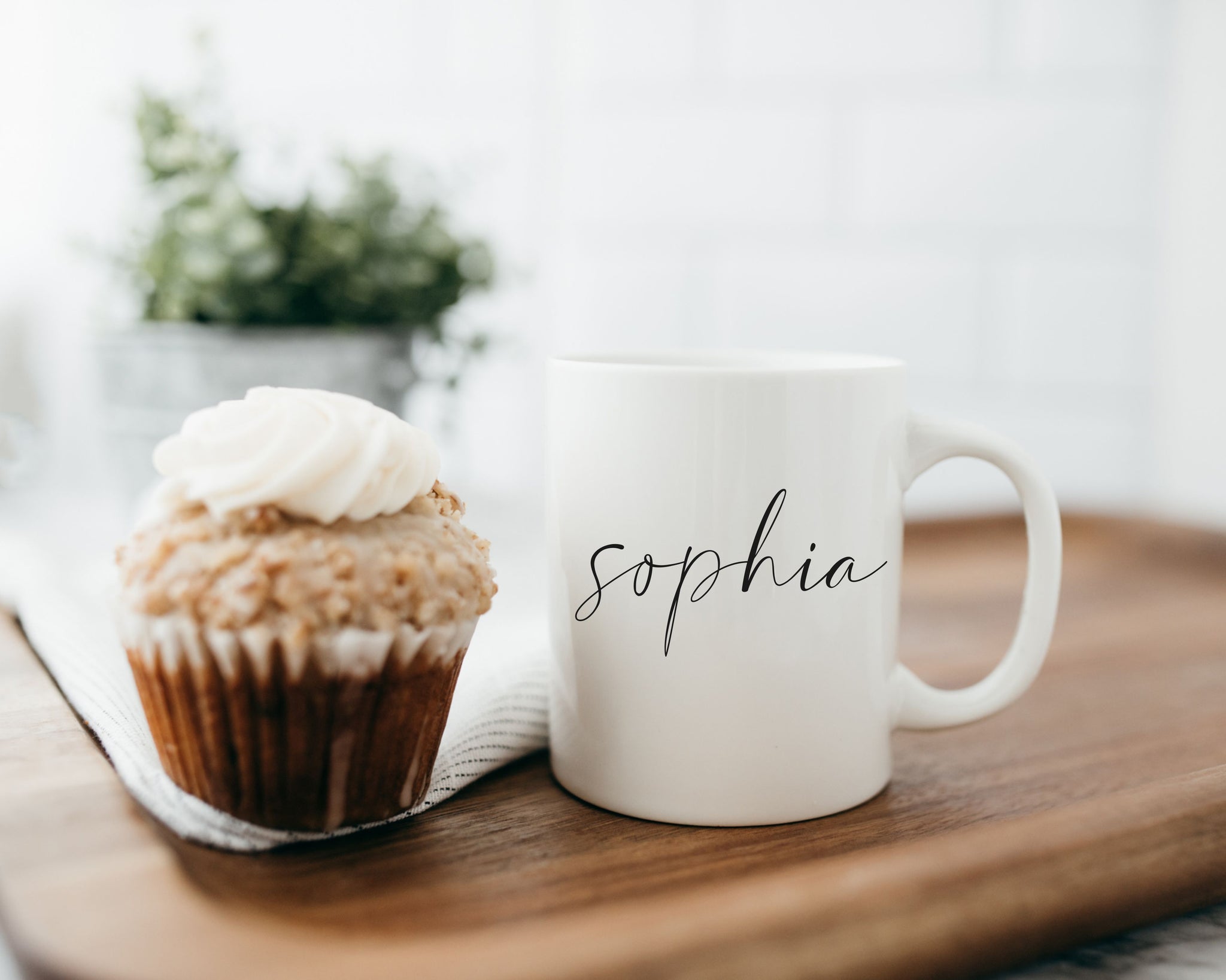 Custom Personalized Name Script Cursive Coffee Mug
