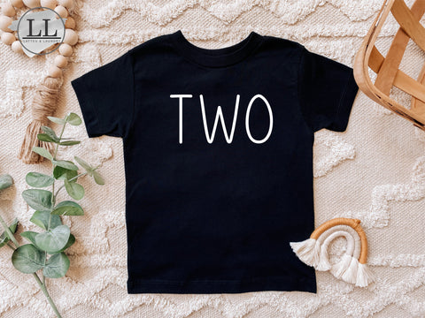 Two Birthday Toddler Graphic Tee